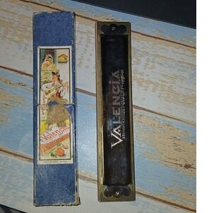 Vintage Valencia Harmonica Made in Germany US Zone with Original Box
